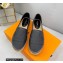 Louis Vuitton Perforated Calf Leather Starboard Flat Espadrilles Black 2022