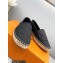 Louis Vuitton Perforated Calf Leather Starboard Flat Espadrilles Black 2022