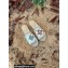 Gucci Multicolor GG Linen Canvas Espadrilles Slides 2022