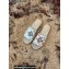 Gucci Multicolor GG Linen Canvas Espadrilles Slides 2022