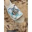 Gucci Multicolor GG Linen Canvas Espadrilles Slides 2022