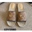 Gucci GG matelassé Canvas Espadrilles Slides 2022