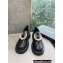 Chanel Pearl and Chain Loafers Black 2022