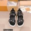 Louis Vuitton LV Archlight Flat Sandals Satin Polka Dots Black 2022