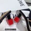 Loewe Nail polish sandals Black/Red 2022