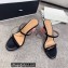 Loewe Nail polish sandals Black/Pink 2022