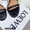 Loewe Nail polish sandals Black/Pink 2022