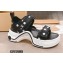Louis Vuitton LV Archlight Flat Sandals Satin Polka Dots Black 2022
