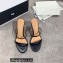 Loewe Nail polish sandals Black/Silver 2022