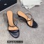 Loewe Nail polish sandals Black/Silver 2022