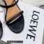 Loewe Nail polish sandals Black/Silver 2022