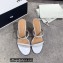 Loewe Nail polish sandals White/Silver 2022