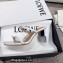 Loewe Nail polish sandals White/Silver 2022