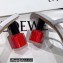 Loewe Nail polish sandals White/Red 2022