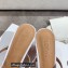 Loewe Nail polish sandals White/Red 2022