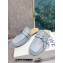 Loewe Gate flat mules in calfskin Gray Blue 2022