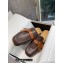 Loewe Gate flat mules in calfskin Coffee/Tan 2022