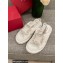 Roger Vivier Viv' Winter Puffy Strass Buckle Sandals White 2022