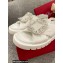Roger Vivier Viv' Winter Puffy Strass Buckle Sandals White 2022
