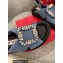 Roger Vivier Viv' Winter Puffy Strass Buckle Sandals Blue 2022