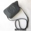 Gucci Soho Small Leather Disco Bag 308364 Gray