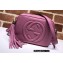 Gucci Soho Small Leather Disco Bag 308364 Pink