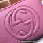 Gucci Soho Small Leather Disco Bag 308364 Pink