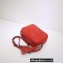 Gucci Soho Small Leather Disco Bag 308364 Orange Red