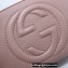 Gucci Soho Small Leather Disco Bag 308364 Nude Pink