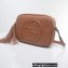 Gucci Soho Small Leather Disco Bag 308364 Brown