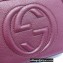 Gucci Soho Small Leather Disco Bag 308364 Burgundy