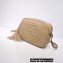 Gucci Soho Small Leather Disco Bag 308364 Beige