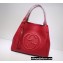 Gucci Soho Tassel Leather Shoulder Bag 282309 Red