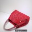 Gucci Soho Tassel Leather Shoulder Bag 282309 Red