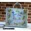 Gucci Tiger Medium tote bag 687827 Light Blue 2022
