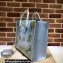 Gucci Tiger Medium tote bag 687827 Light Blue 2022