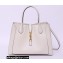Gucci Jackie 1961 large tote bag 649015 Leather White 2022