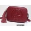 Gucci Soho Small Leather Disco Bag 308364 Dark Red