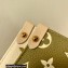 Louis Vuitton Monogram Empreinte OnTheGo MM Bag Spring in the City M46060 Khaki Green/Beige/Cream