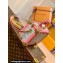 Louis Vuitton Monogram canvas Valisette Tresor Bag M45675 Pink