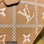 Louis Vuitton Monogram Empreinte Leather Easy Pouch On Strap Bag Embroidered Beige M81137