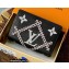Louis Vuitton Monogram Empreinte Leather Cléa Wallet Embroidered M81139 Black