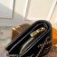 Louis Vuitton Monogram Empreinte Leather Cléa Wallet Embroidered M81139 Black