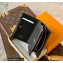 Louis Vuitton Monogram Empreinte Leather Cléa Wallet Embroidered M81139 Black