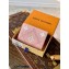 Louis Vuitton Monogram Empreinte Leather Cléa Wallet Embroidered M81212 Pink