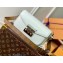 Louis Vuitton Calfskin Leather Swing Bag M20395 White