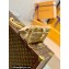 Louis Vuitton Damier Quilt lamb leather Pochette Troca Bag M59048 Beige