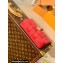 Louis Vuitton Damier Quilt lamb leather Pochette Troca Bag M59049 Pink