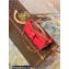 Louis Vuitton Damier Quilt lamb leather Pochette Troca Bag M59049 Pink
