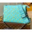 Louis Vuitton Monogram-embossed Lambskin Coussin PM Bag Mint/Yellow